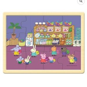 Peppa Pig | 12 Piece Wood Jigsaw Puzzle